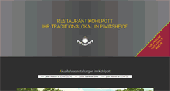 Desktop Screenshot of kohlpott.de