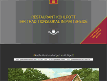 Tablet Screenshot of kohlpott.de